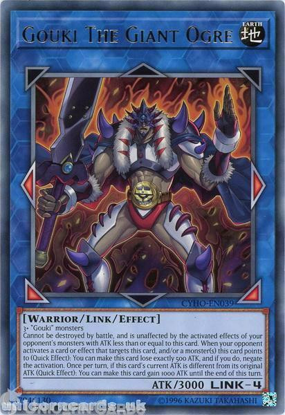 CYHO-EN039 Gouki The Giant Ogre Rare UNL Edition Mint YuGiOh Card