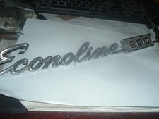1968-1974 Ford Econoline 200 Van Oem Used Front Door Metal Emblem No Pitting 1968-1974 Ford Econoline 200 Van Oem Used Front Door Metal Emblem No Pitting