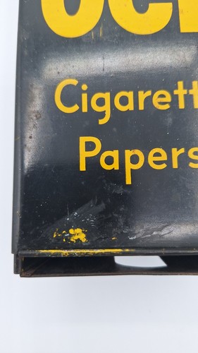 Vintage OCB Cigarette Rolling Papers Dispenser Tin Store Display Advertising - Picture 10 of 20
