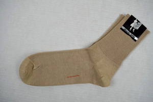 Vintage Socks 50s 60s Beloit Hosiery Tan Wool Cotton Above Ankle 9-10 New