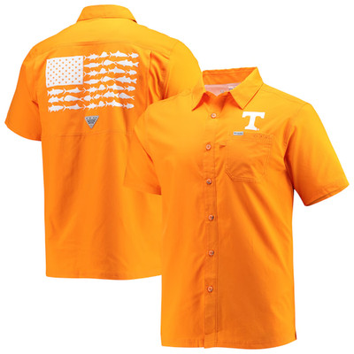 Columbia Tennessee Volunteers PFG Slack Tide Camp Omni-Shade Shirt Mens M Medium