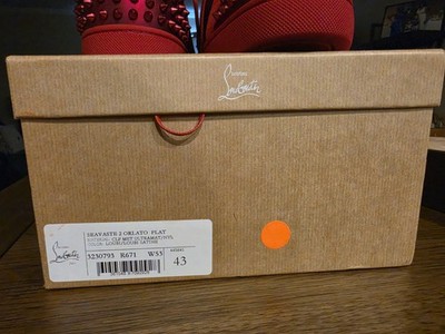 Christian Louboutin Red Studded  Seavaste 2  