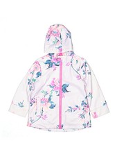 Joules Girls White Raincoat 3