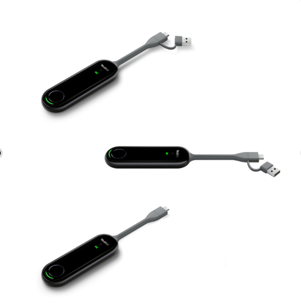 Yealink WPP30 4K UHD Wireless Presentation Pod WiFi 6 USB-C Screen Sharing