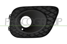 PRASCO ME7302113 Gitter rechts Stoßstange vorne schwarz genarbt mit NSW Mercedes