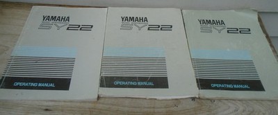 1x Original YAMAHA SY22 Music Synthesizer Operating Manual OEM