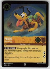 Pluto - Rescue Dog Cold Foil Common Ursula's Return 20/204 Lorcana NM