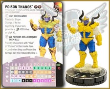 Marvel Heroclix POISON THANOS - 053 - CHASE Venom Set