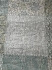 Cannon Queen Bedspread Full 80s Blue Patchwork Coverlet Cotton Print USA — photo 6