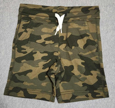 Old Navy Boys Size XS 5 Camouflage Pull On Shorts W/ Drawstring Stretch