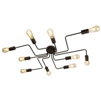 Decken Lampe Leuchte Schwarz Flur BüRo KüChe Wohn Schlaf Zimmer Beleuchtung