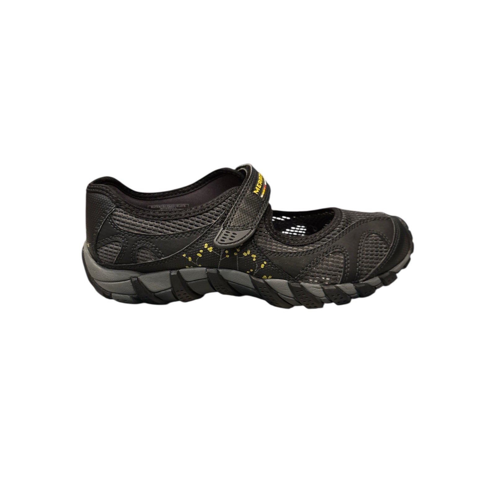 Merrell waterpro pandi Mary Jane nero grigio scarpe donna taglia 6