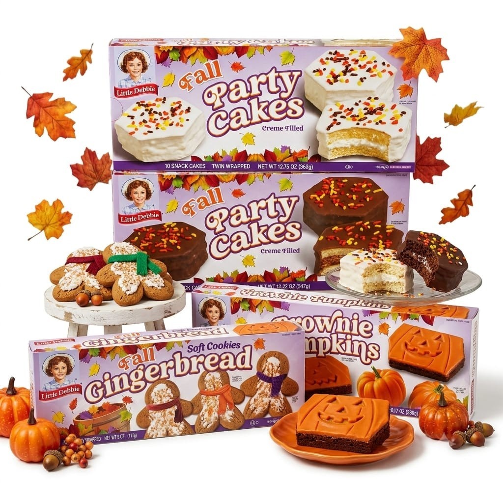 Kleine Debbie Herbst Snacks Kürbis Brownies Lebkuchen Kekse Snack Kuchen