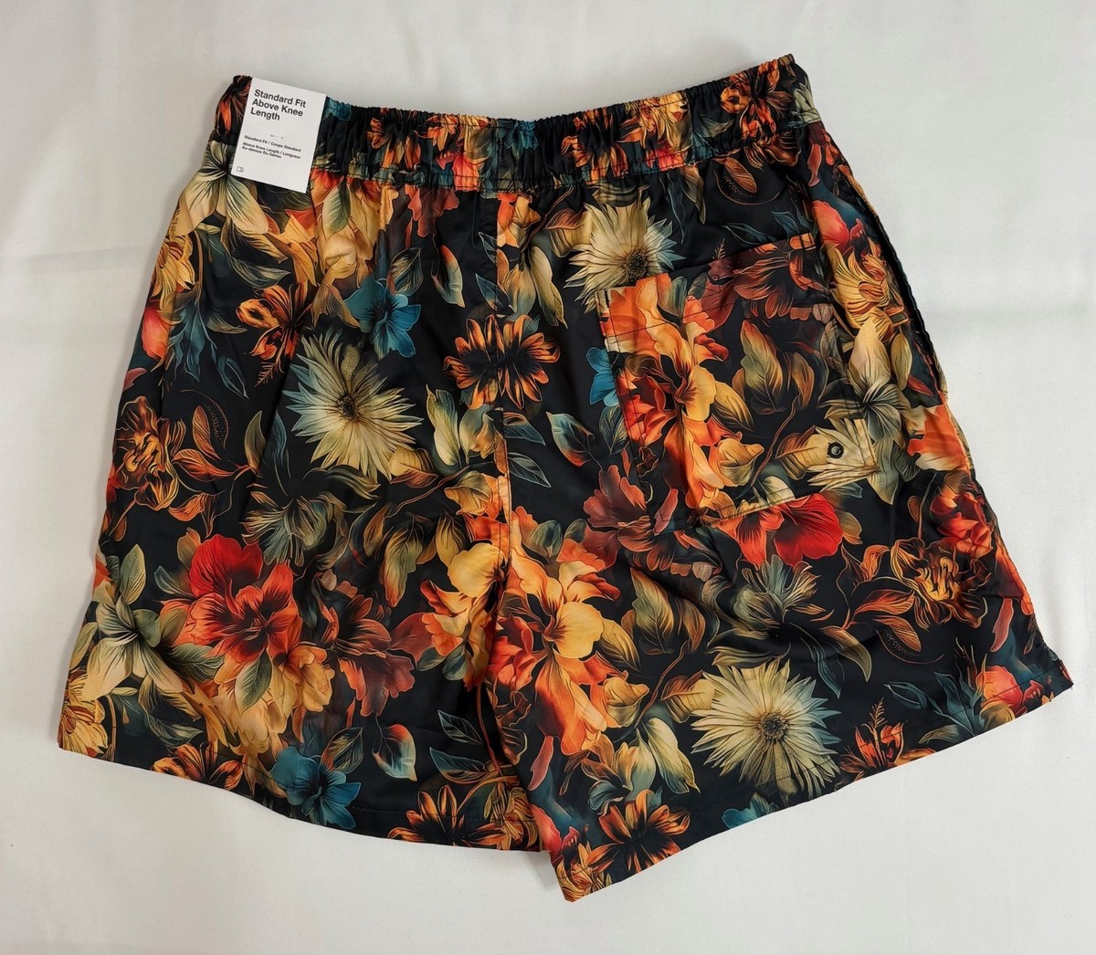 Nike Club Flow Mesh Lined Multicolor Woven Shorts TRBL Sz Medium
