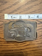 Peterbilt Belt Buckle Vintage Tonkin Inc. 1978 Western Wear Big Rig 18 Wheeler