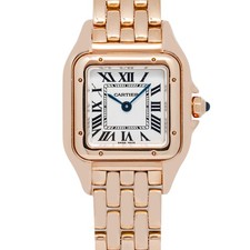 Cartier Panthere 4025 WSPN0006 18K Rose Gold White Dial Quartz Women's 23mm 2