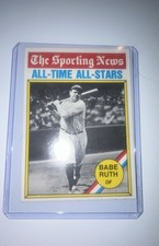 1976 Topps - The Sporting News AllTime All-Stars Babe Ruth #345