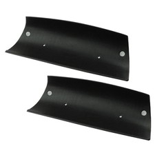Bucket Seat Headrest Insert Trim Covers Black 1968-72 Gm Chevelle Cutlass 2pc