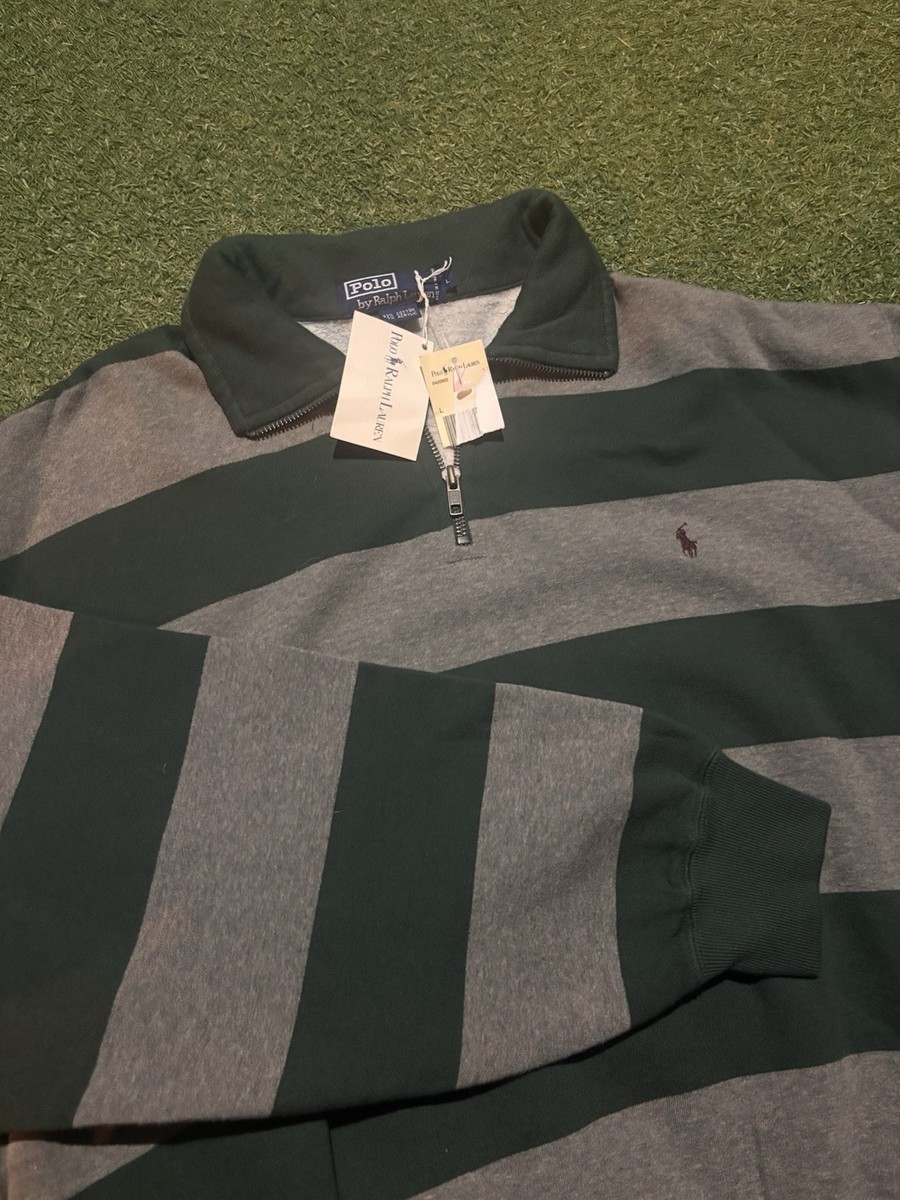 90’s polo by Ralph Lauren zip Parker Vintage 90s Polo Ralph Lauren Quarter Zip Sweater XXXL