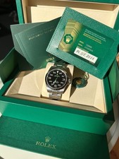 Rolex Air-King schwarzes Zifferblatt Herrenuhr - 126900 Neu!