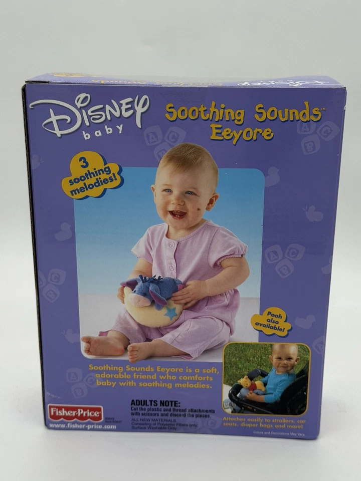 Disney Baby 2002 Fisher-Price “Soothing Sounds” Eeyore Peluche Móvil - 3 Melodías Foto 3 de 4