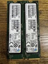 Lot of 2 Samsung 512GB NVMe M.2 SSD MZVKW512HMJP HP 861960-003 100% Health