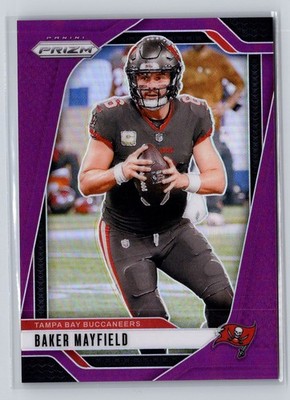 2024 Panini Prizm Baker Mayfield #268 Purple Prizm #/125