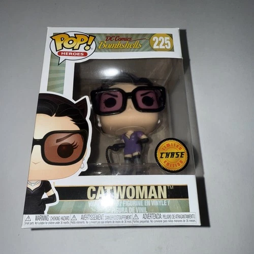 DC Comics Bombshells Funko Pop Catwoman #225 Chase w Protector
