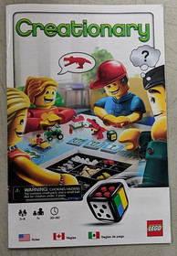 Lego Creationary (3844) Game, Near Complete, Used