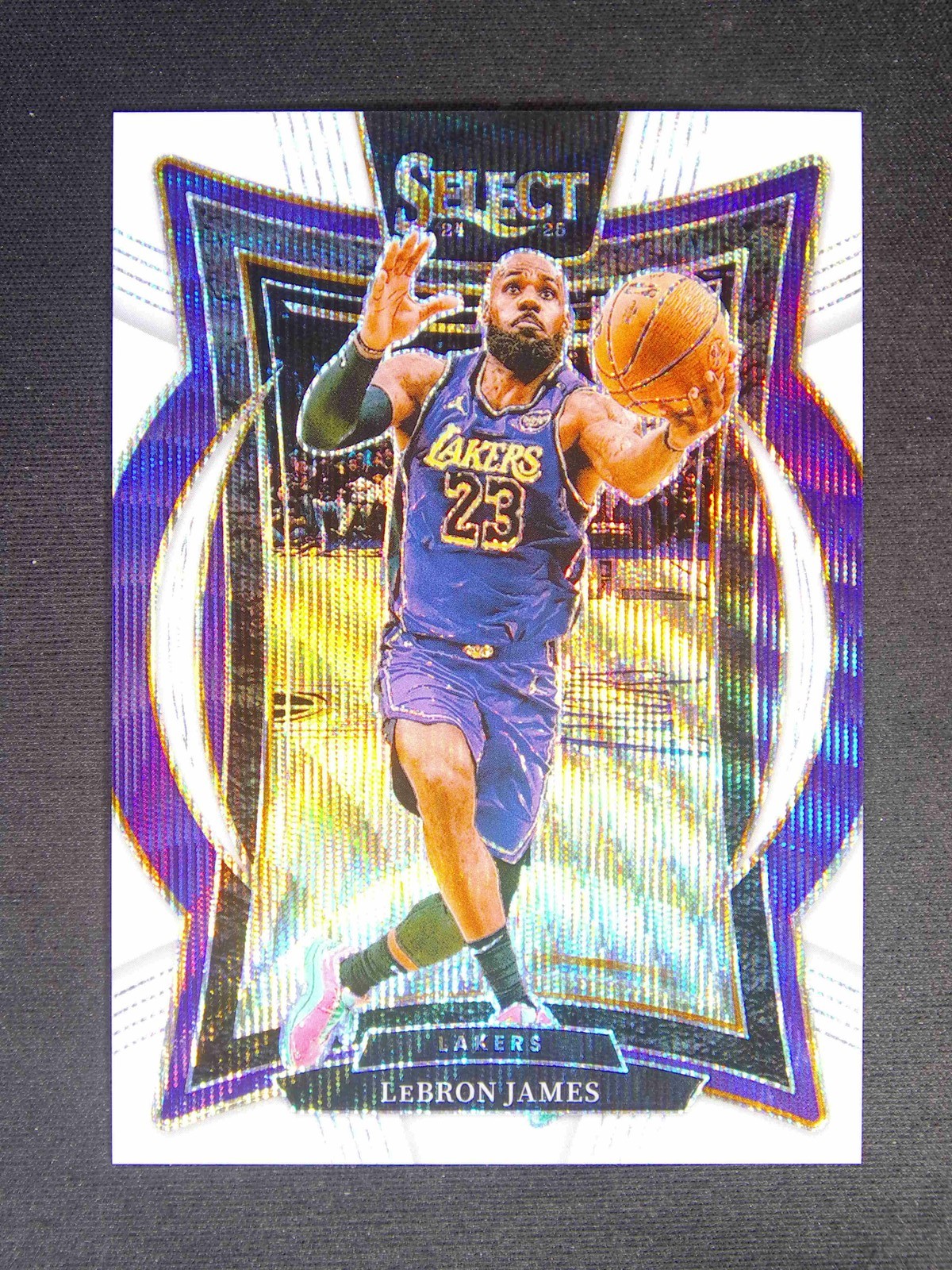 2024-25 Panini Select LeBron James #54 Concourse White Wave /99