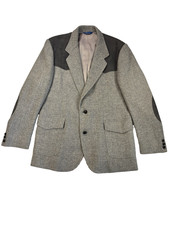 Vtg Pendleton Mens 44 Long Wool Tweed Blazer Sport Coat Western Cowboy Rodeo USA