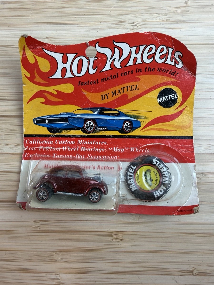 1968 Hot Wheels Custom Volkswagen Redline Spectraflame Red