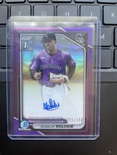 2024 Bowman Chrome Aldalay Kolokie Auto Refractor 231/250