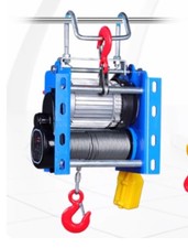  Paranco avvolgitore in fune metallica acciaio 30 metri gru edilizia casa