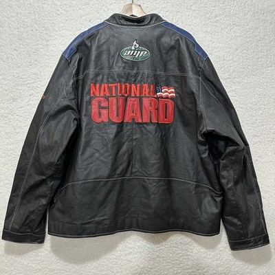 NASCAR Wilsons Leather Jacket Mens Dale Earnhardt Jr 88 Logo