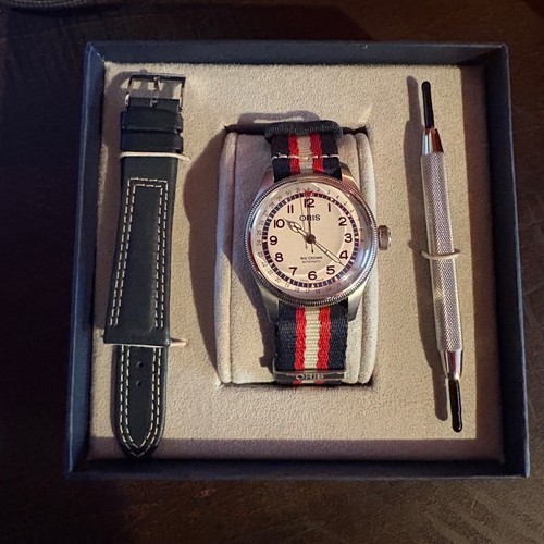 Oris Big Crown Hank Aaron Limited Edition 40mm Set | White Dial