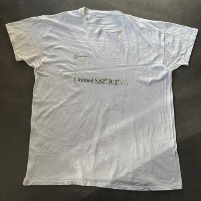 Quasar Solution SAP AG  Vintage 90s Single Stitch T-Shirt 1990 Herren 4XL XXXL
