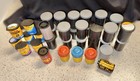 Vintage Lot of 36 KODAK FILM CANISTERS plastic + 3 Metal + 1 Roll of 35mm Film — photo 2