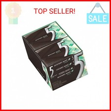 5 Gum Sweet Mint Sugar Free Chewing Gum Bulk, 15 Stick Box Pack of 10 