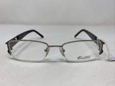Montatura occhiali da vista donna Fontana DF-59 C3 50-18-135 argento lucido mezzo bordo LA80