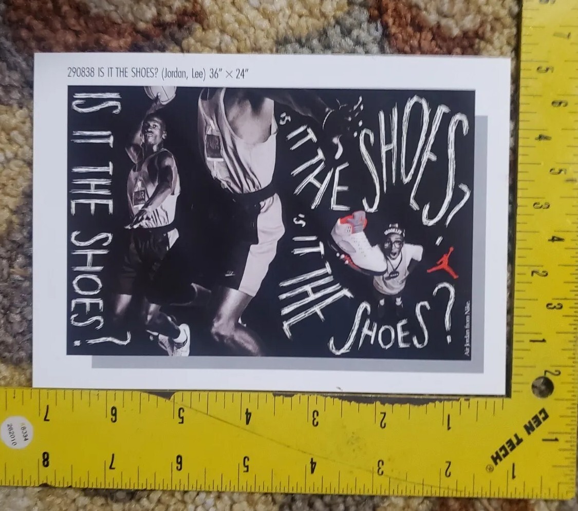 Michael Jordan - Original Nike POSTER CARD -Is It The Shoes - 5