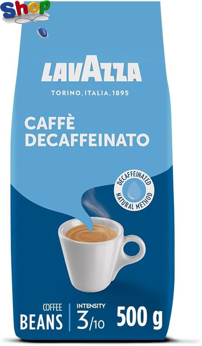 ,  Caffè  Decaffeinato ,  Coffee  Beans ,  Ideal  for  Espresso  or  Superautoma