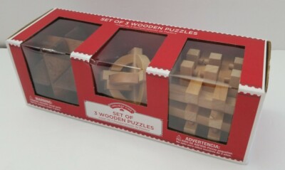 Wooden Puzzles Holiday Time Set Of 3 Grand Star Industrial Limited