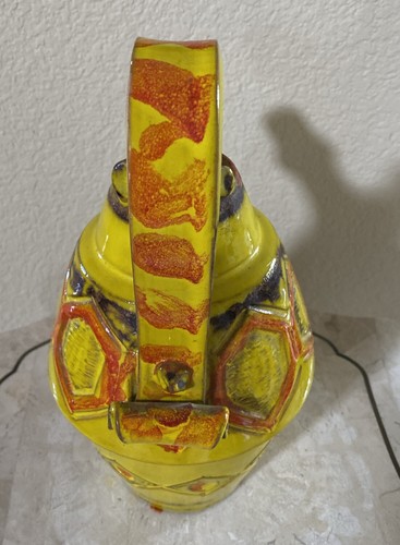 Vintage Italian Yellow Pitcher for Rosenthal-Netter MCM Mid Century Modern - Picture 4 of 10