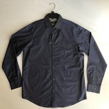 Hart Schaffner Marx Mens Polka Dots Shirt Button Front LS Cotton Sz M 98