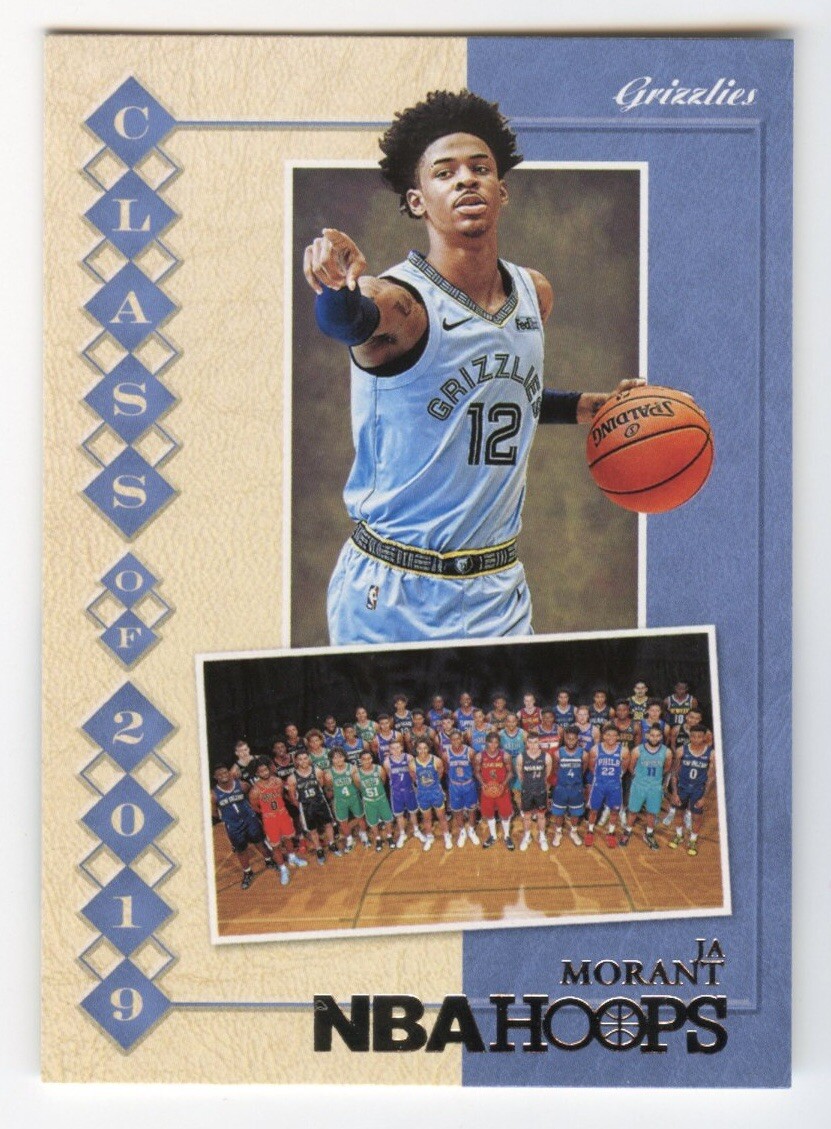 2019 Panini NBA Hoops #9 Ja Morant Class Of 2019 Rookie Card