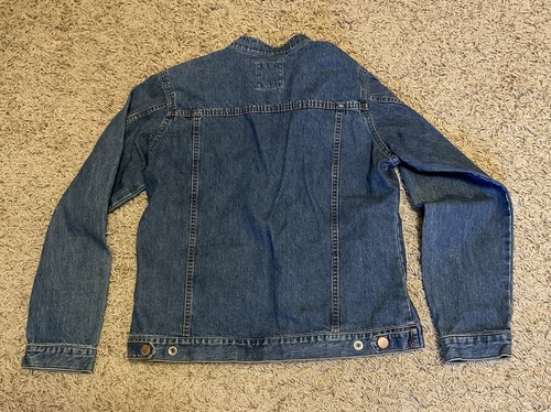 Old Navy Blue Jean Jacket Youth Girls XXL Full Zip Front - Picture 6 of 6