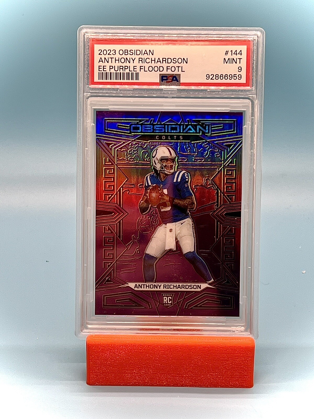 2023 Obsidian Anthony Richardson EE Purple Flood FOTL RC /13 PSA 9 SSP!!!!