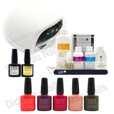 2019 CND Shellac LED Lamp & Shellac Treasured Moments Complete Starter ...