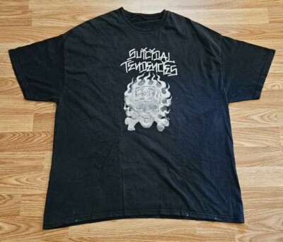 Rare Vintage 90s Suicidal Tendencies Punk T-Shirt Double Sided XL 
